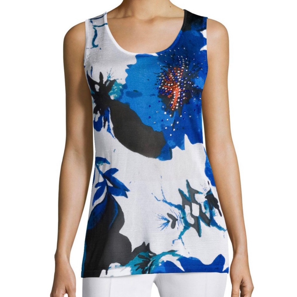 Lapis of Luxury Floral Tank